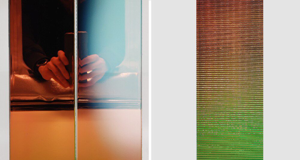 Lightreflecting glass film coatings glasstec Trade Fair